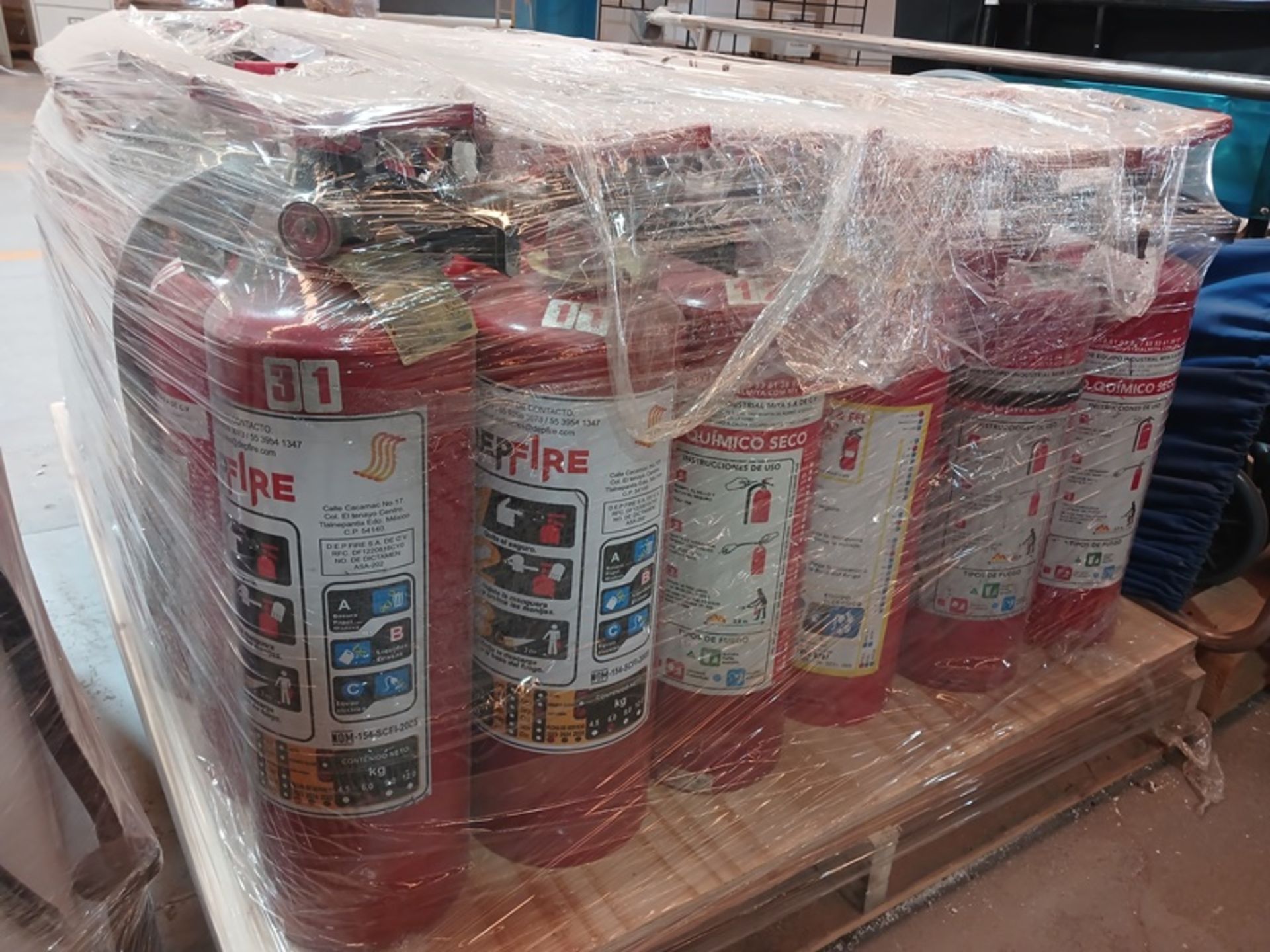 LOT OF (82) FIRE EXTINGUISHERS AND (12) SUPRPRESION GRENADES - Image 5 of 8