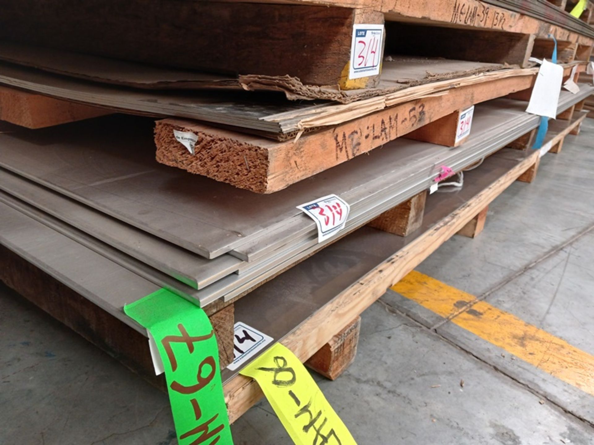 LOT OF APPROXIMATELY (46) PCS OF STAINLESS STEEL SHEETS AND PLATES - Image 5 of 6
