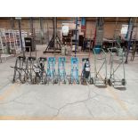 LOT (31) PCS. OF ALL TYPES OF TRANSPORTING TROLLEYS
