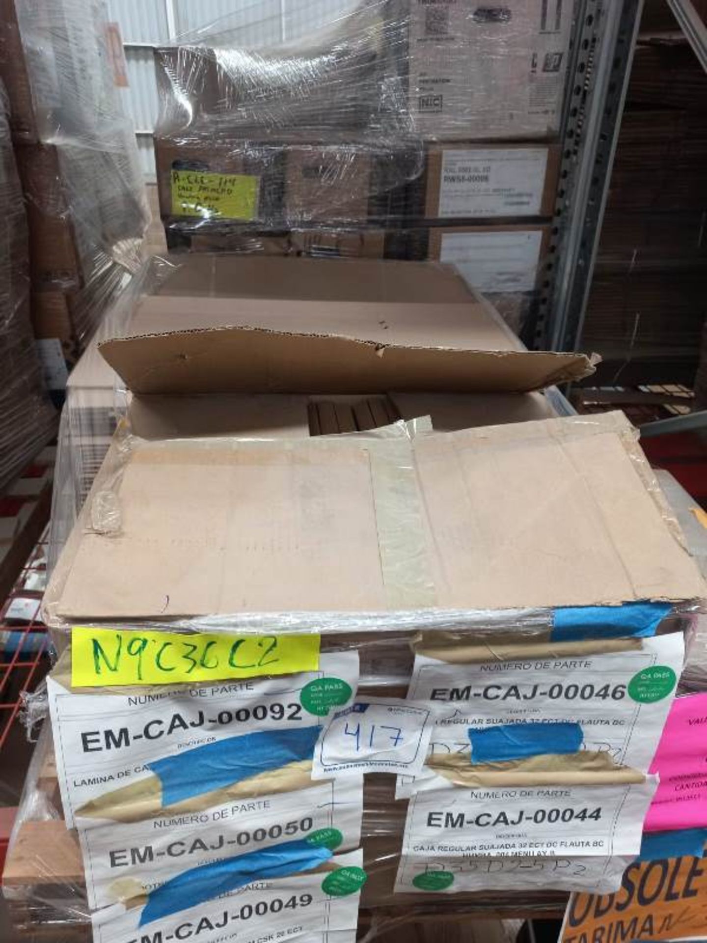 LOT OF APPROXIMATELY (83,310) PCS OF CARDBOARD BOXES AND ACCESSORIES - Image 102 of 119