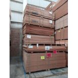 LOT OF APPROXIMATELY (348) PCS OF MELAMINE AND MDF