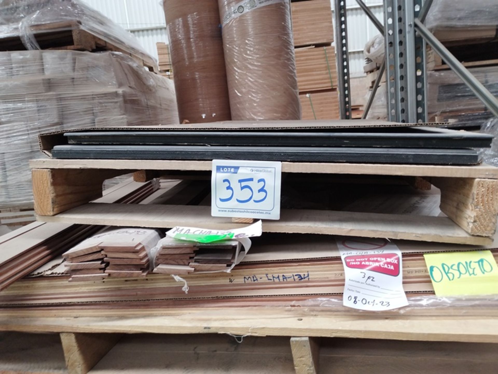 LOT OF (4,667) PCS OF ALUMINUM SHEET AND WOOD BOARDS - Image 15 of 22