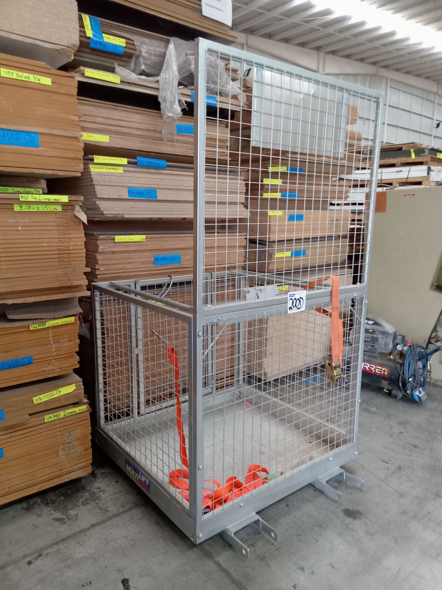 LOT OF (2) PIECES OF FORKLIFT BASKETS - Image 6 of 12