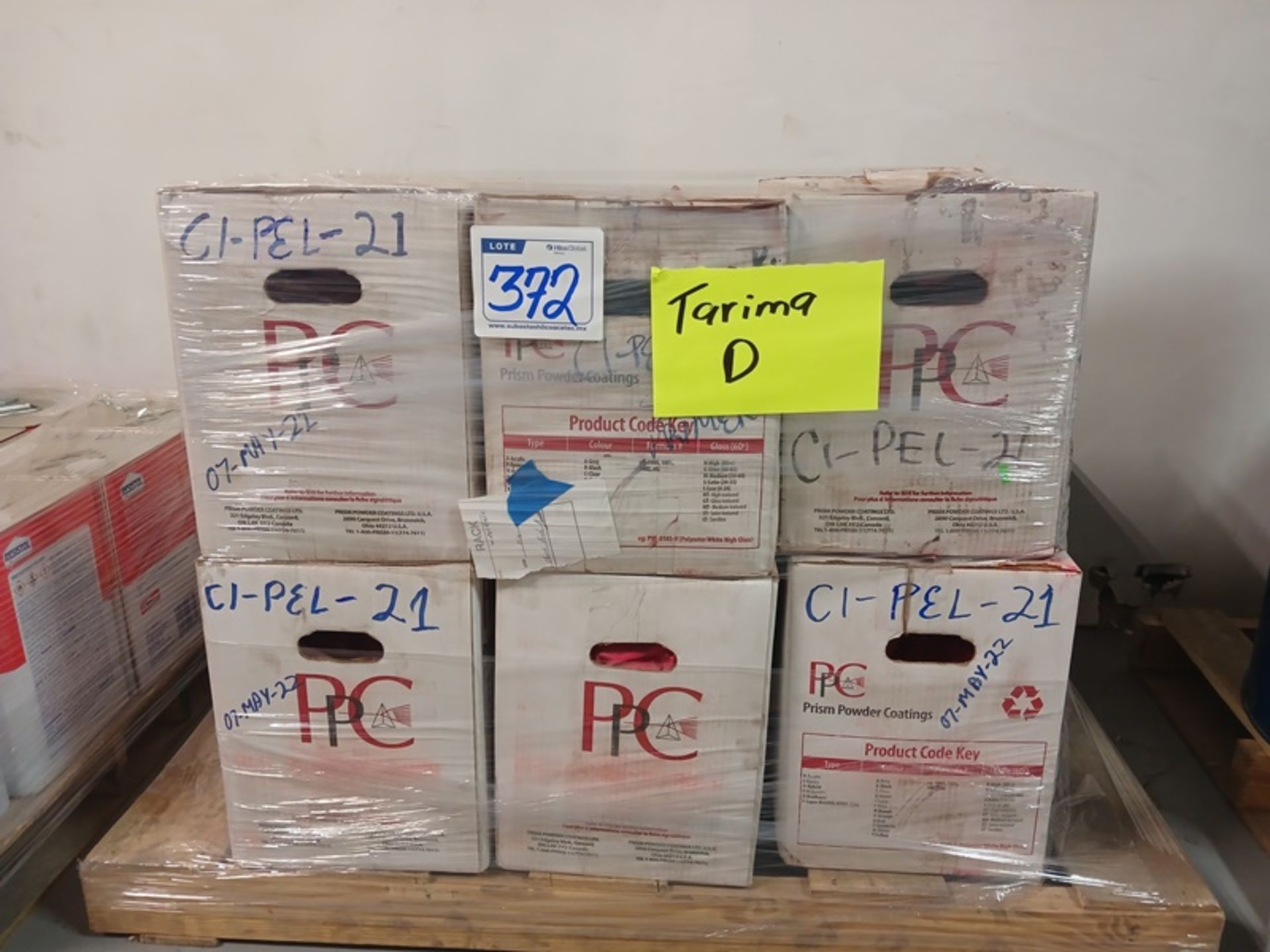 LOT OF APPROXIMATELY (2,551) KG OF ELECTROSTATIC POWDER PAINT - Image 2 of 11