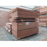 LOT OF APPROXIMATELY (521) PCS OF MELAMINE AND MDF