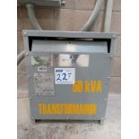 LOT OF (2) "AN" DRY TYPE TRANSFORMERS