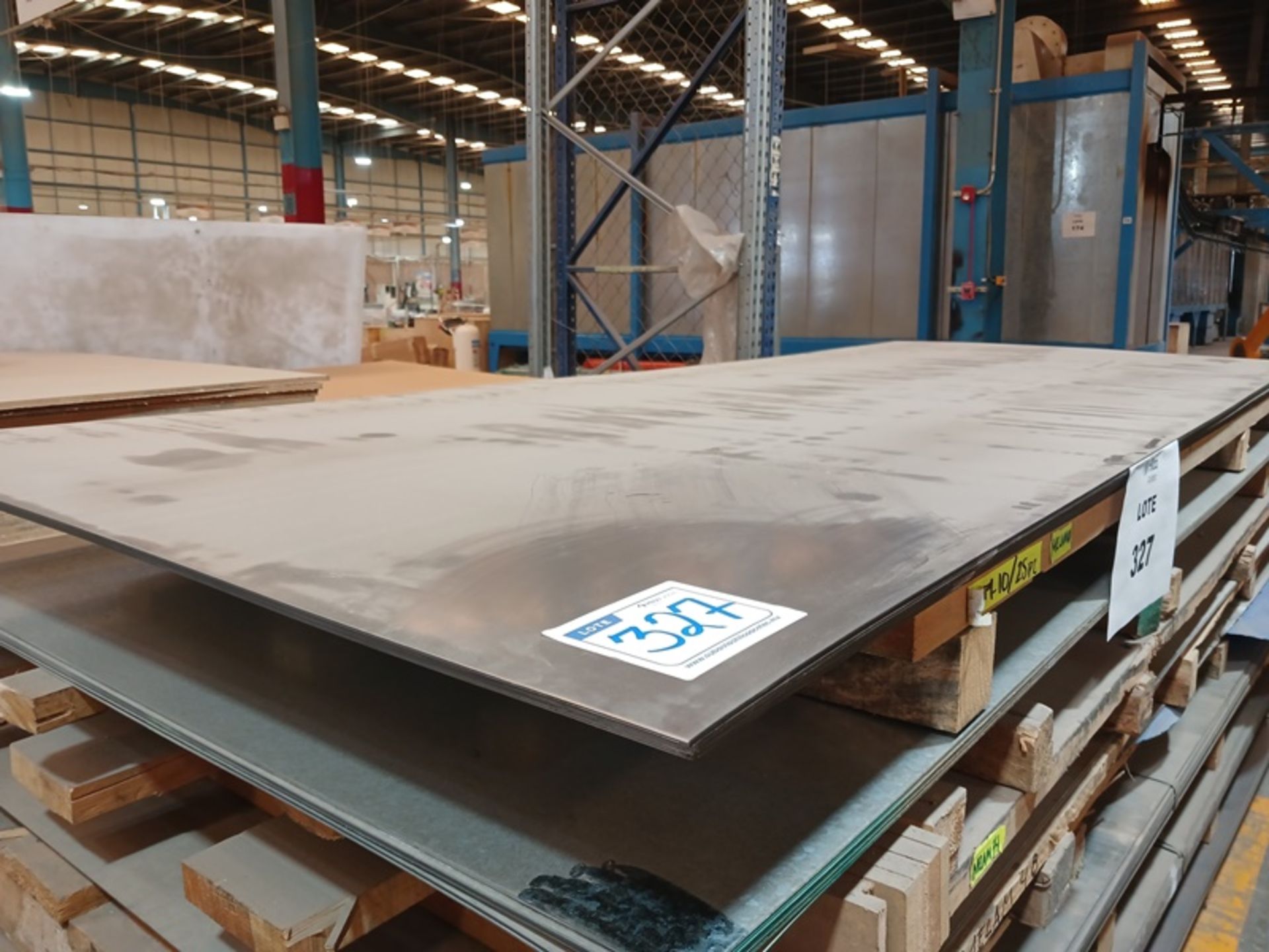 LOT OF APPROXIMATELY (98) PCS OF BLACK AND GALVANIZED STEEL SHEETS AND PLATES - Image 2 of 7