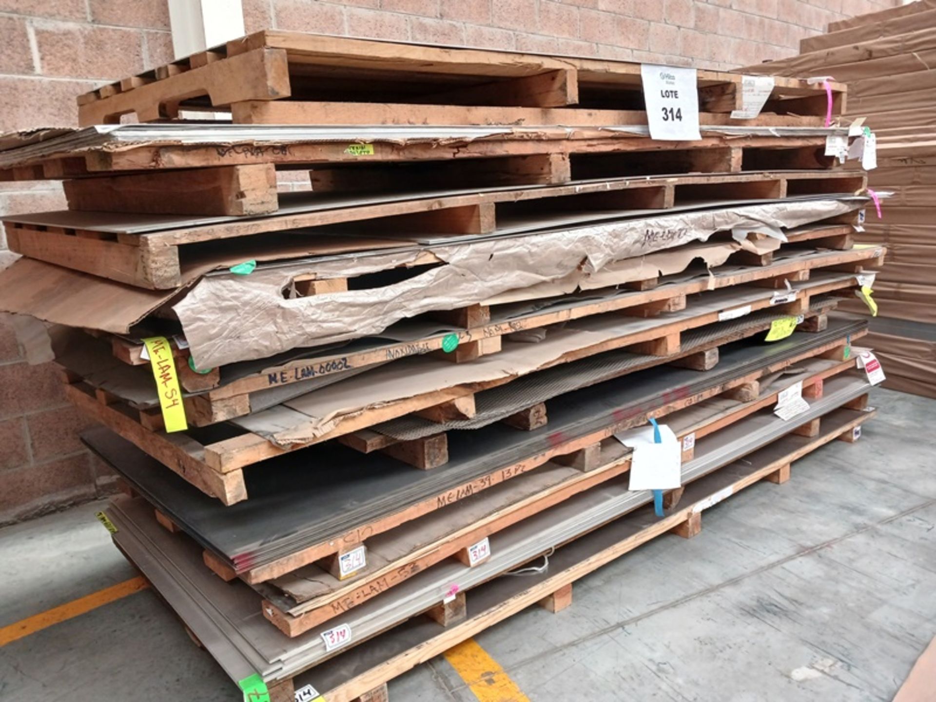 LOT OF APPROXIMATELY (46) PCS OF STAINLESS STEEL SHEETS AND PLATES - Image 6 of 6