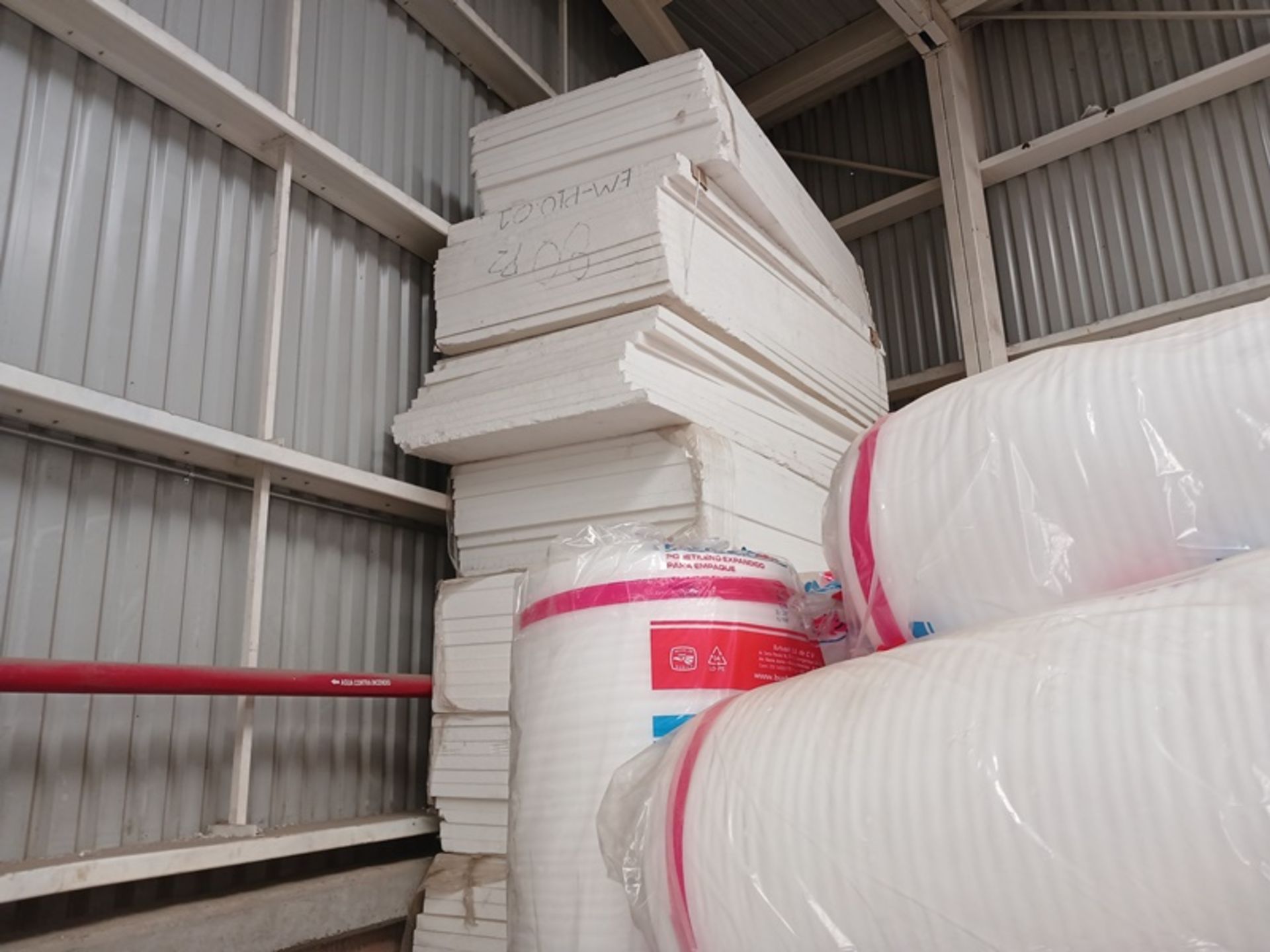 LOT OF (442) PCS BALES OF UNICEL BOARDS AND ROLLS OF EXPANDED POLYURETHANE - Image 4 of 7