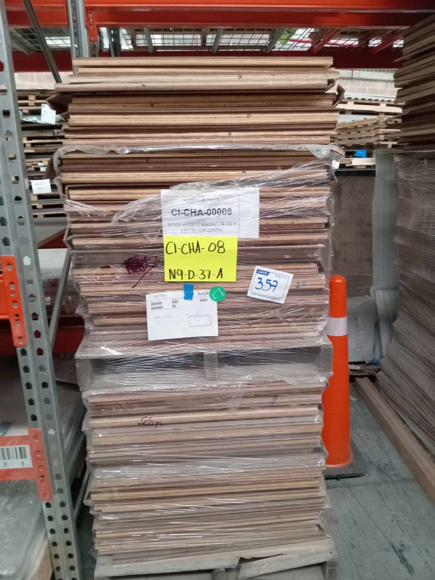 LOT OF APPROXIMATELY (127) PCS OF WOODEN