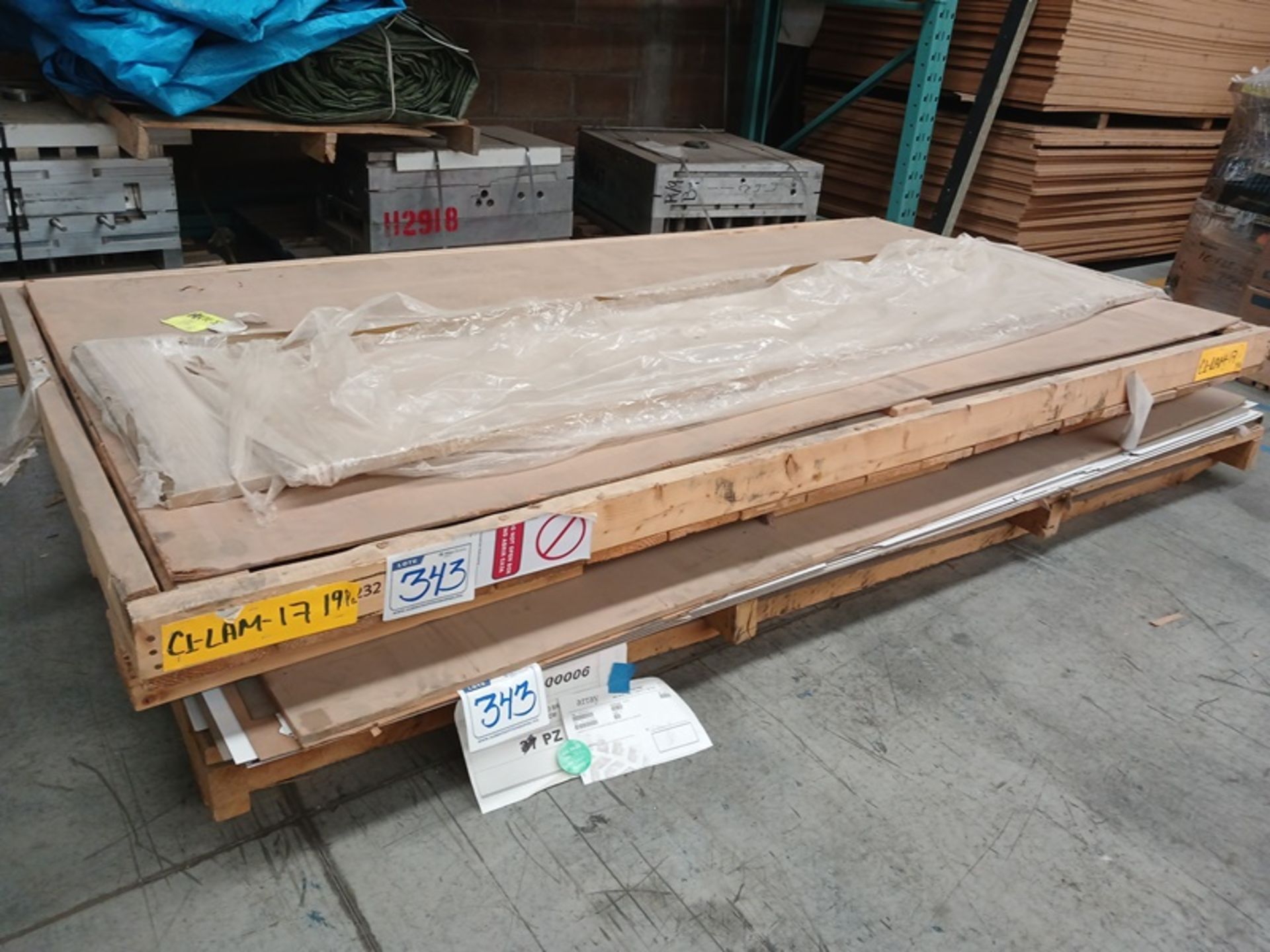 LOT OF (339) PCS OF MDF AND PLASTIC SHEET - Image 9 of 10