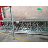 LOT OF HEAVY DUTY PALLET RACKS