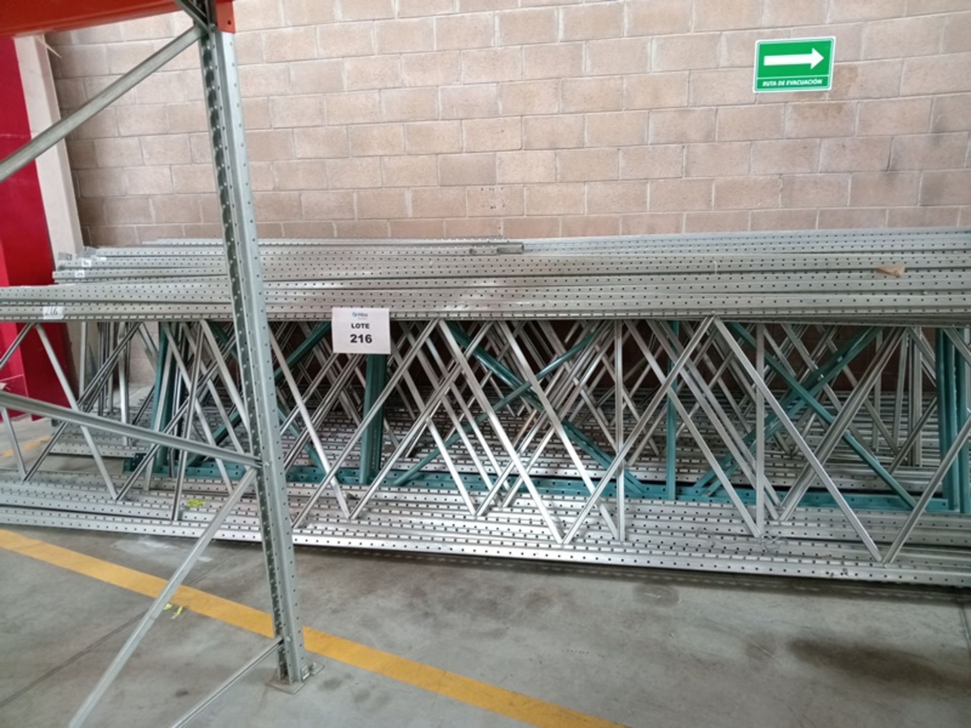 LOT OF HEAVY DUTY PALLET RACKS