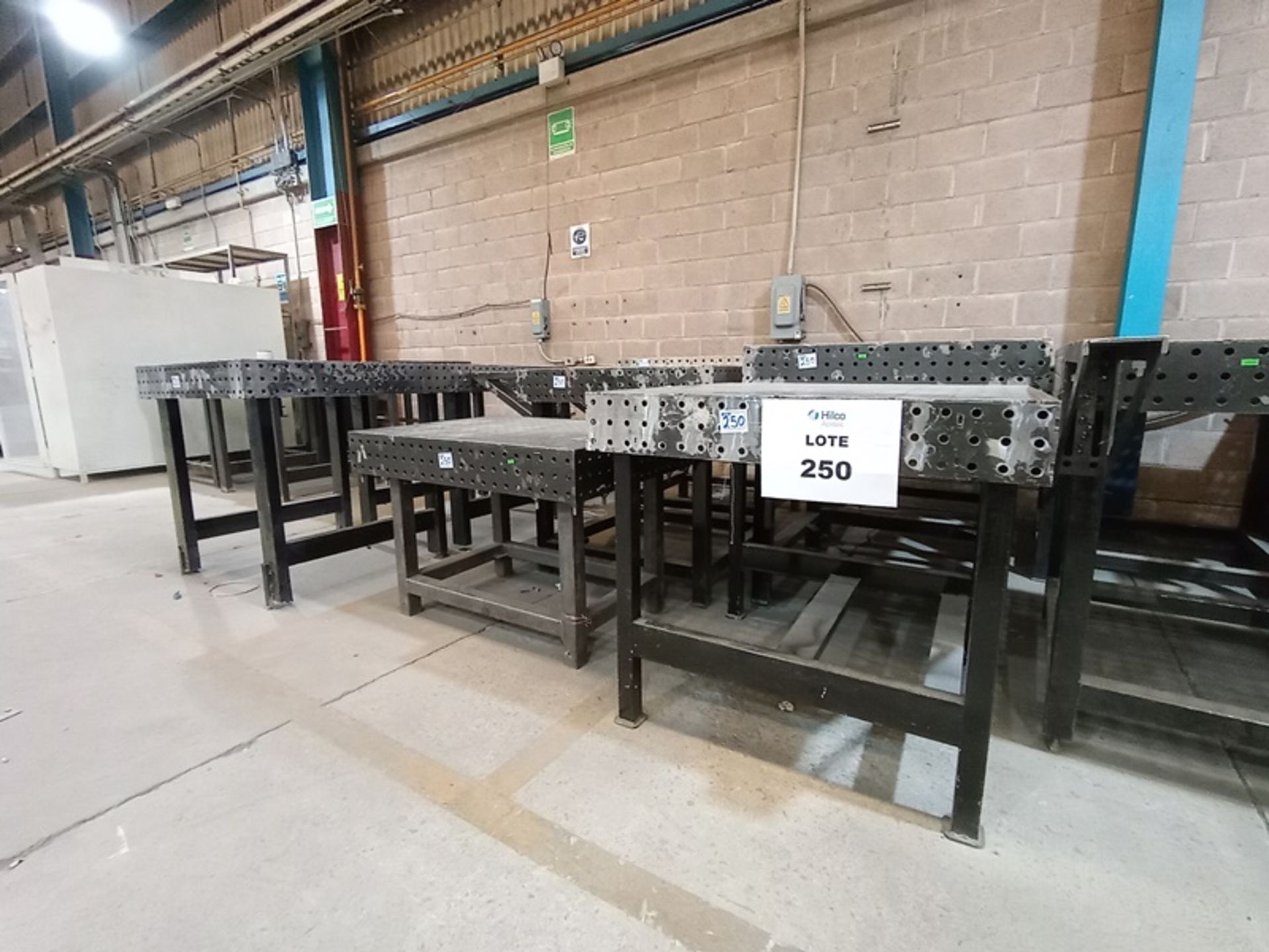 LOT OF (24) INDUSTRIAL WELDING TABLES