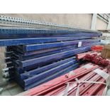 LOT OF HEAVY DUTY PALLET RACKS