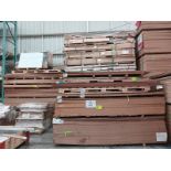 LOT OF (339) PCS OF MDF AND PLASTIC SHEET