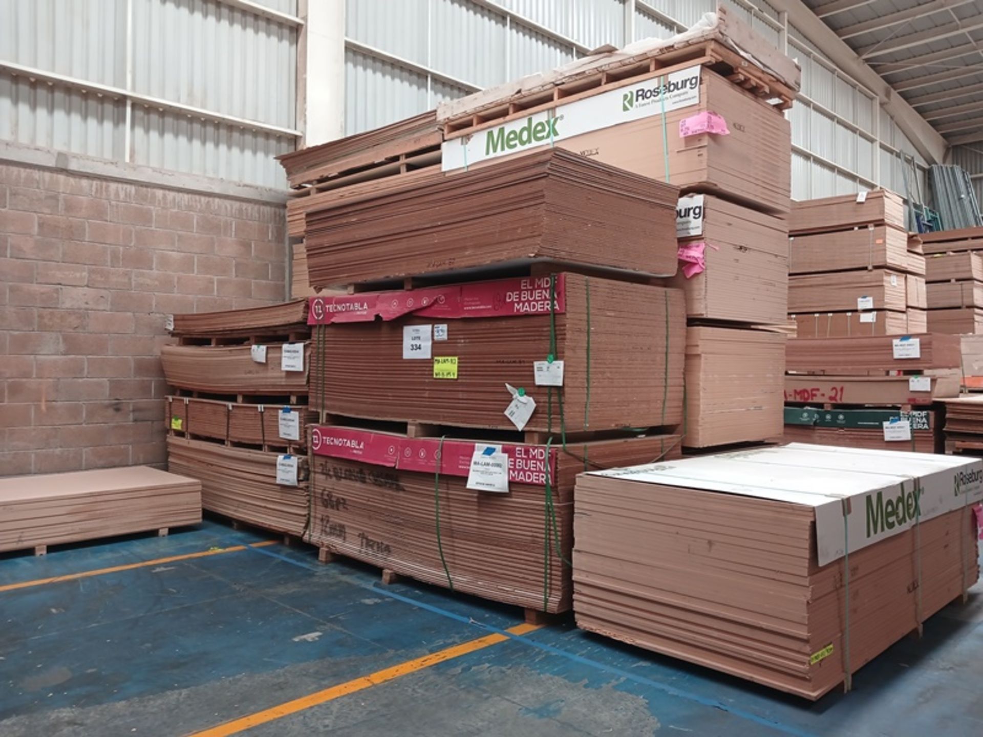LOT OF APPROXIMATELY (843) PCS OF MELAMINE AND MDF - Image 2 of 5