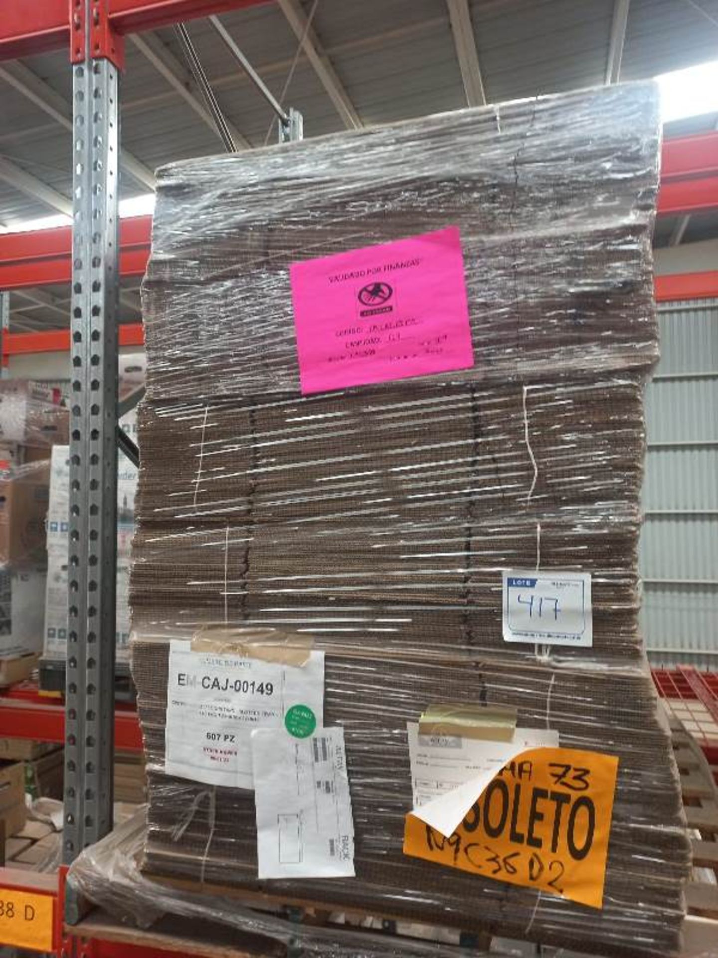 LOT OF APPROXIMATELY (83,310) PCS OF CARDBOARD BOXES AND ACCESSORIES - Image 100 of 119