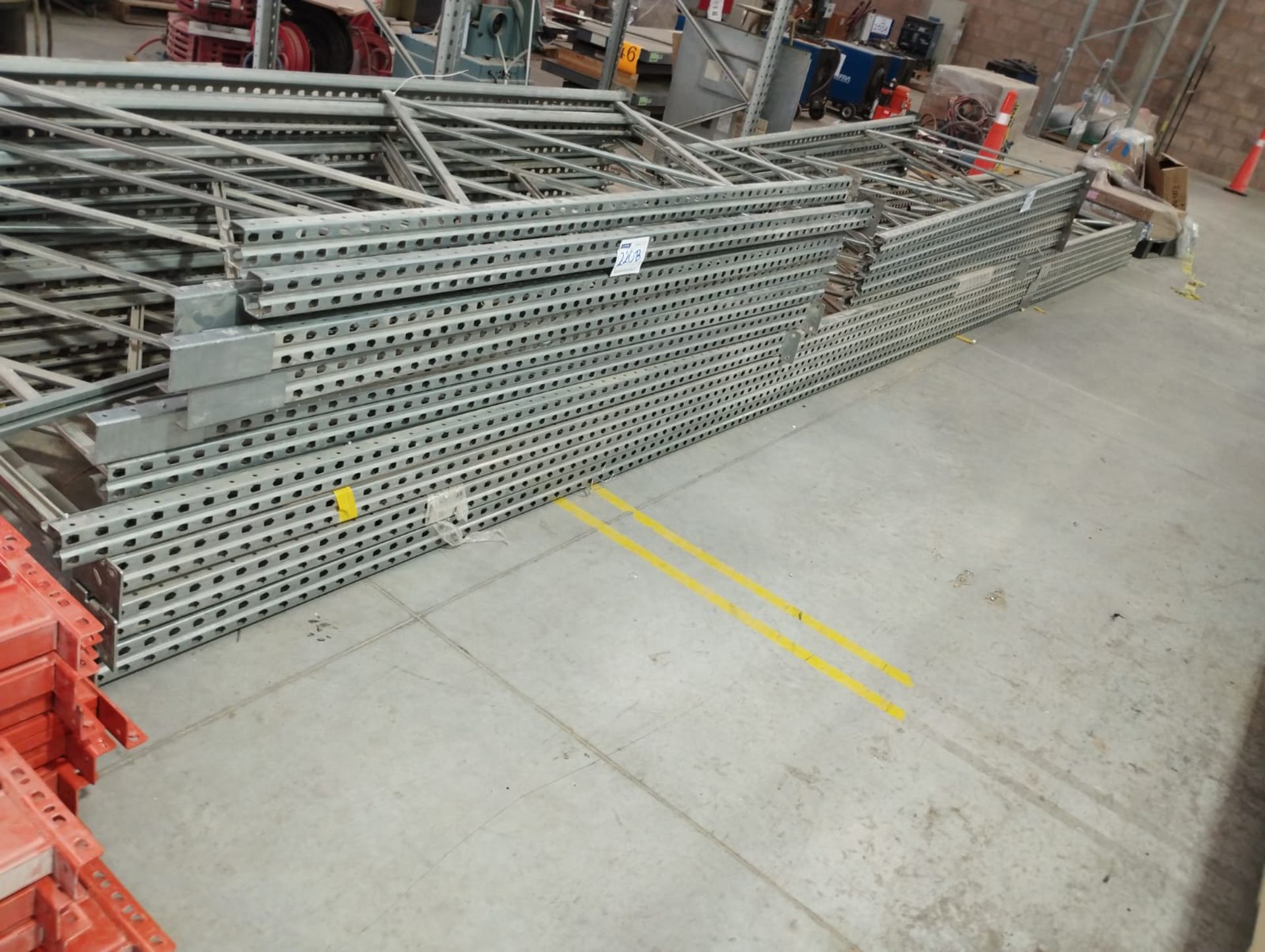 LOT OF HEAVY DUTY RACKS