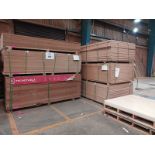 LOT OF (783) PIECES OF MDF, LAMINATE, MELAMINE WOOD