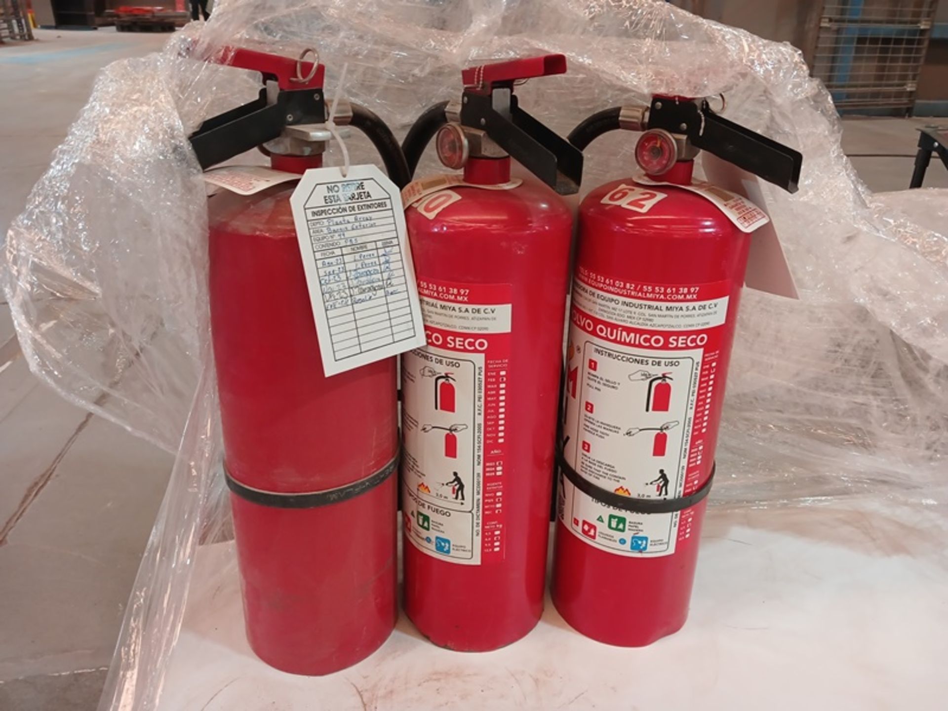 LOT OF (82) FIRE EXTINGUISHERS AND (12) SUPRPRESION GRENADES - Image 4 of 8