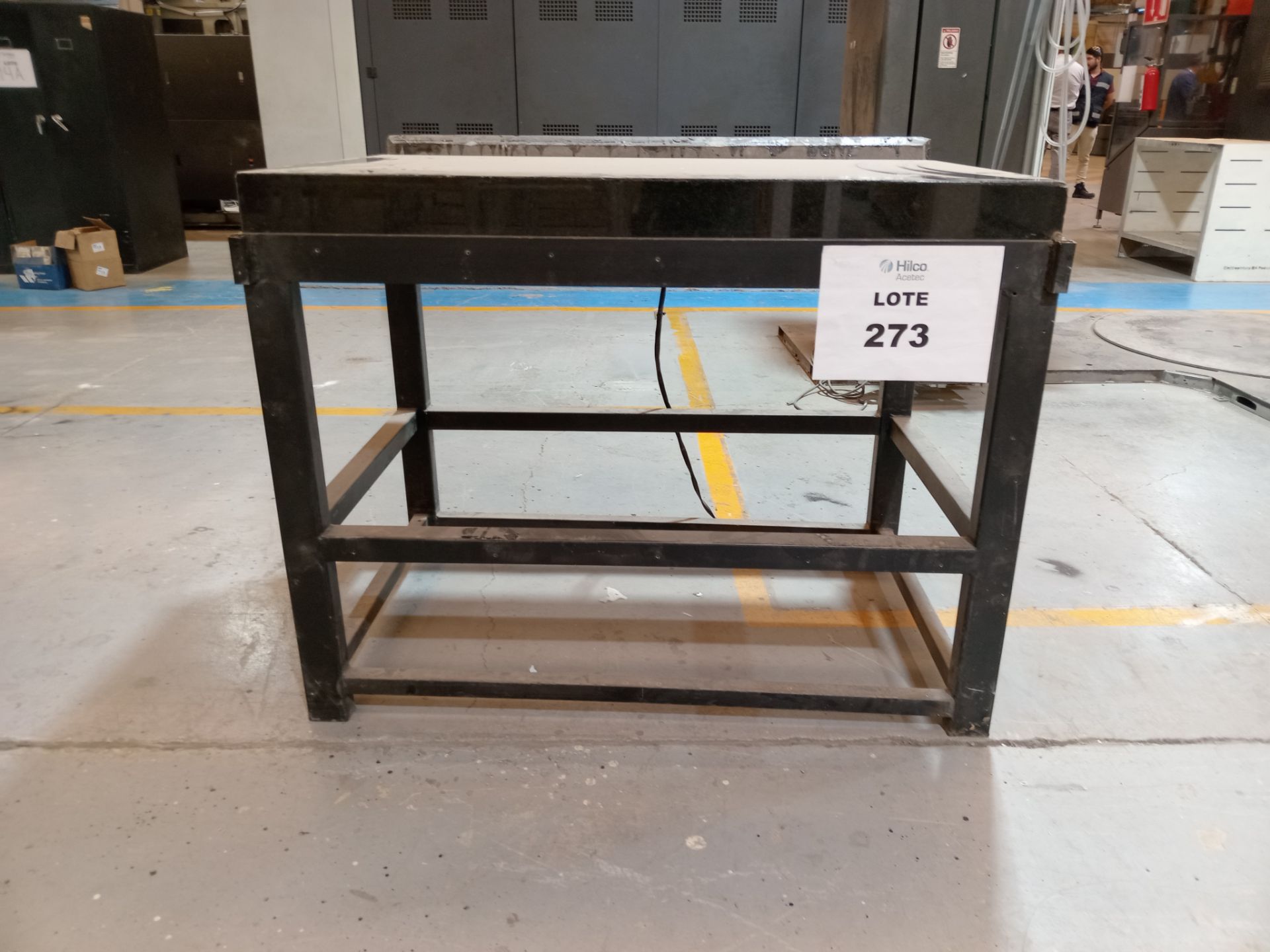 LOT OF (2) METAL TABLES