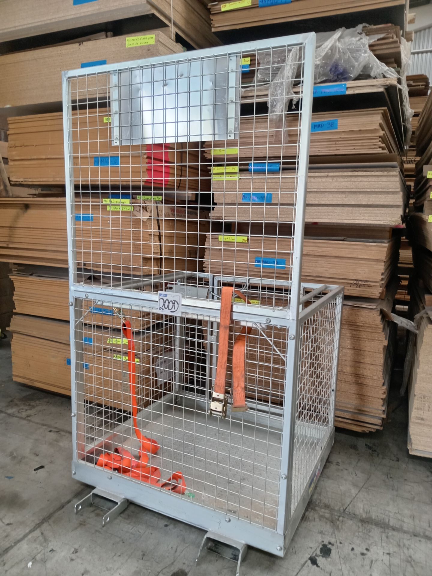 LOT OF (2) PIECES OF FORKLIFT BASKETS