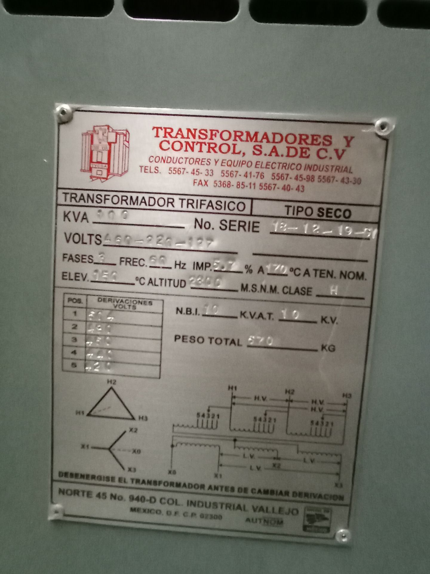 ELECTRIC TRANSFORMER - Image 5 of 7