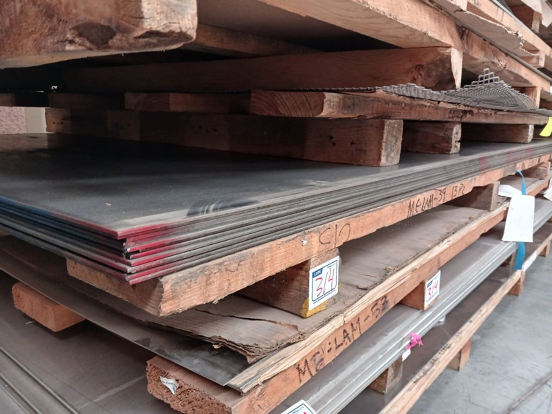 LOT OF APPROXIMATELY (46) PCS OF STAINLESS STEEL SHEETS AND PLATES - Image 4 of 6