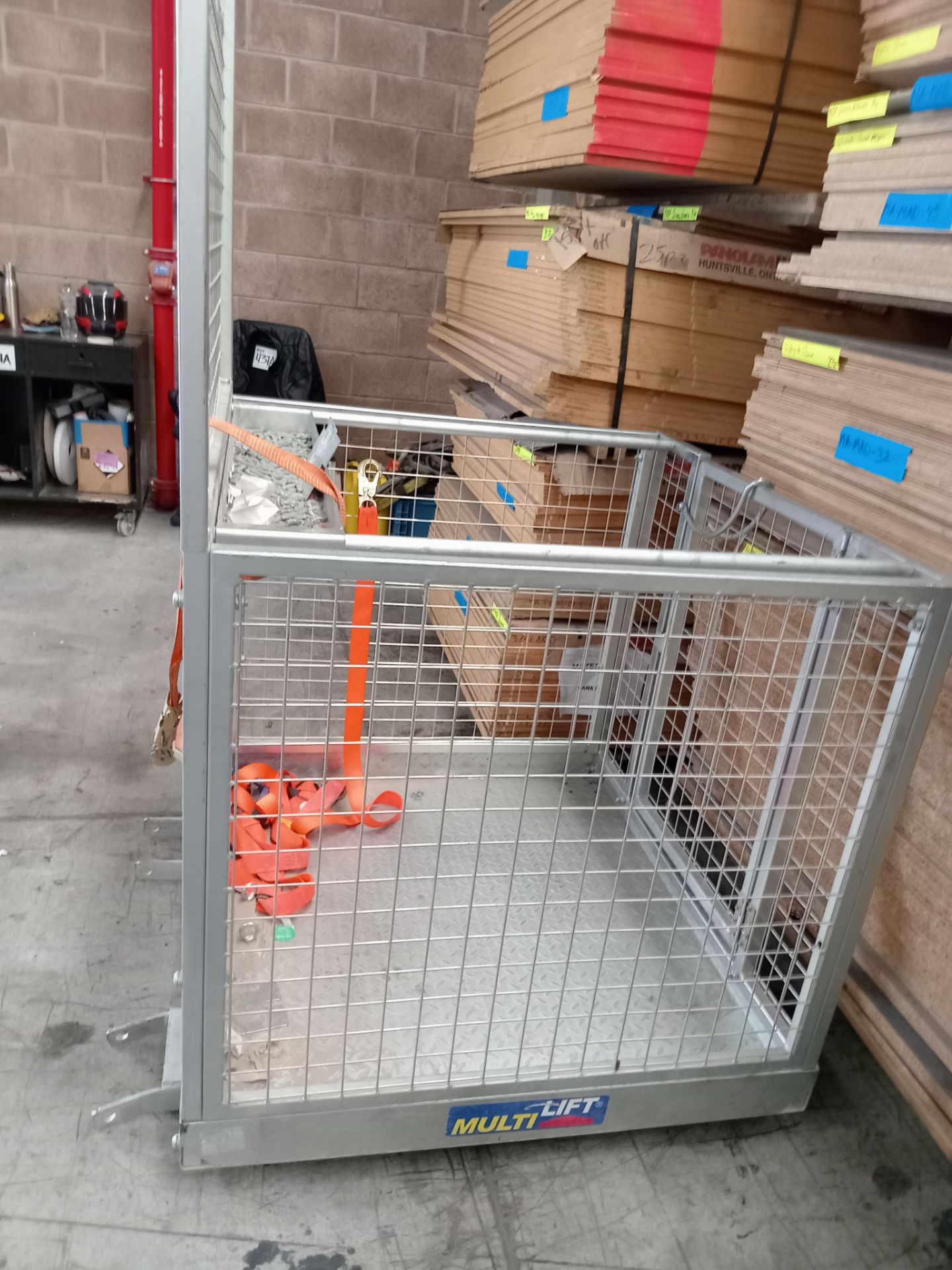 LOT OF (2) PIECES OF FORKLIFT BASKETS - Image 12 of 12