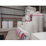 LOT OF (442) PCS BALES OF UNICEL BOARDS AND ROLLS OF EXPANDED POLYURETHANE