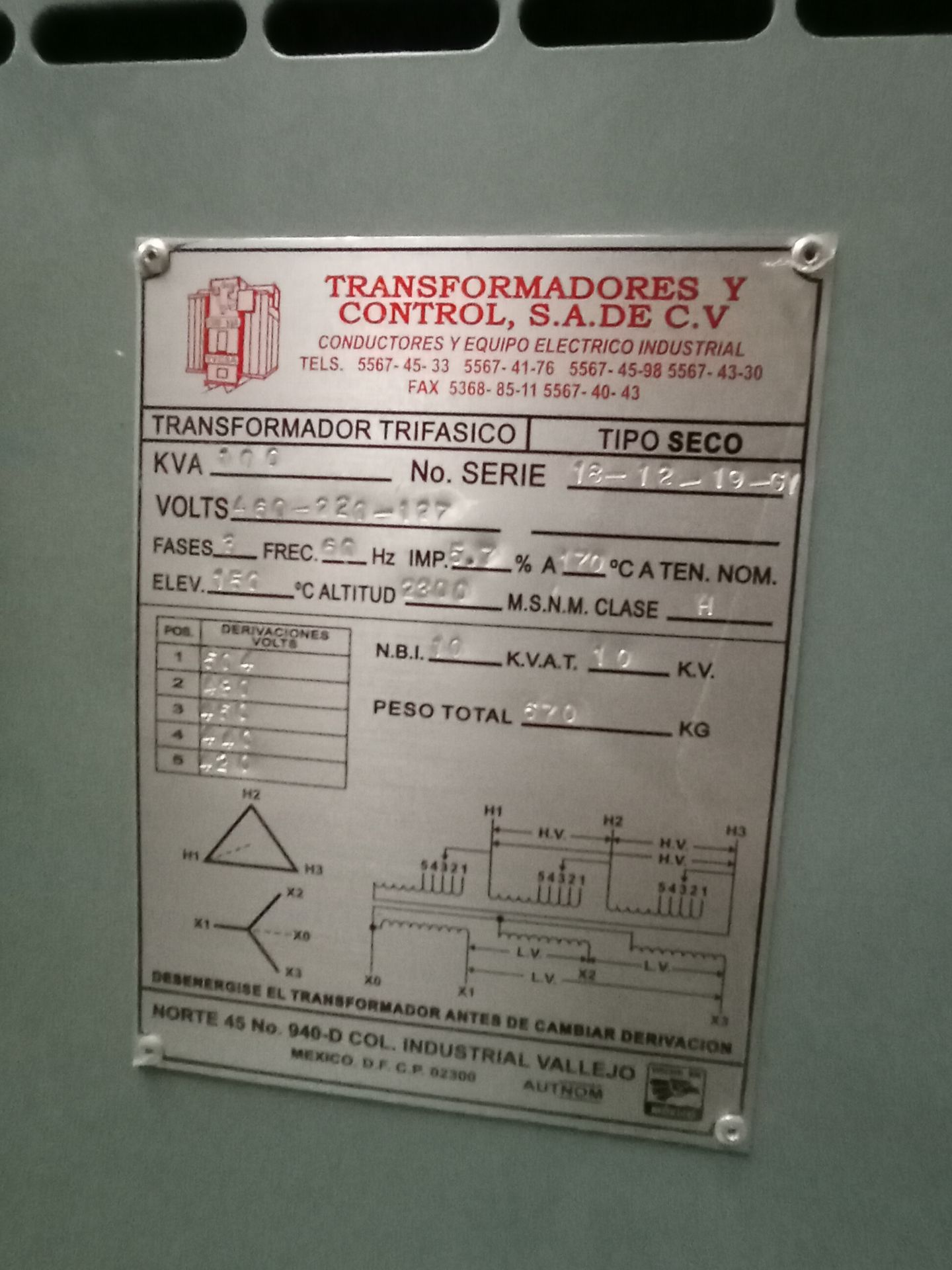 ELECTRIC TRANSFORMER - Image 4 of 7