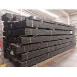 LOT OF APPROXIMATELY (2,482) PCS OF BLACK STEEL PROFILES
