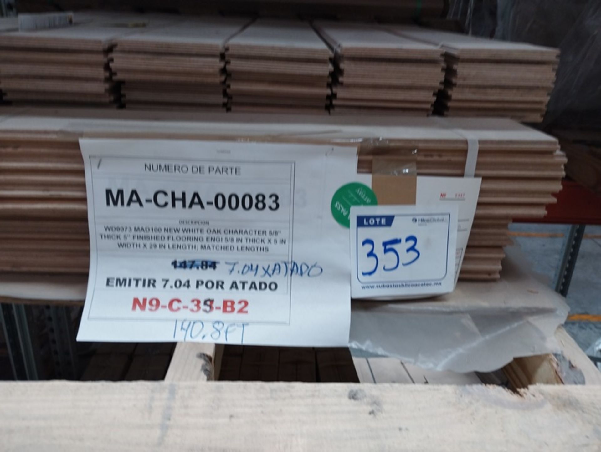 LOT OF (4,667) PCS OF ALUMINUM SHEET AND WOOD BOARDS - Image 9 of 22