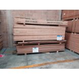 LOT OF APPROXIMATELY (356) PCS OF MELAMINE, MDF AND TRIPLAY