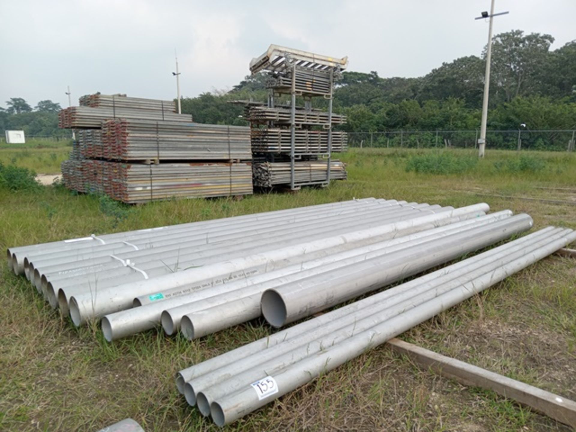 LOT OF T-316 STAINLESS STEEL PIPE - Image 4 of 7