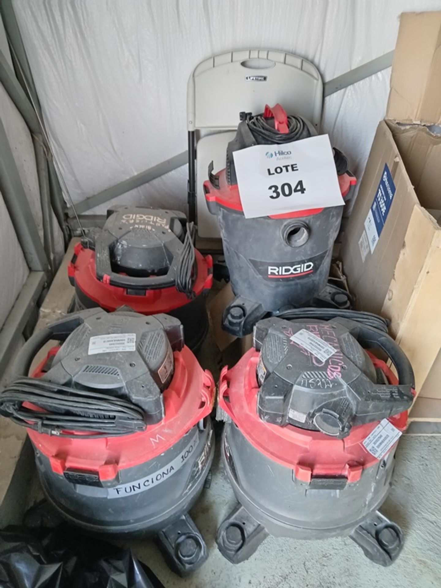 LOT OF (4) VACUUM CLEANERS