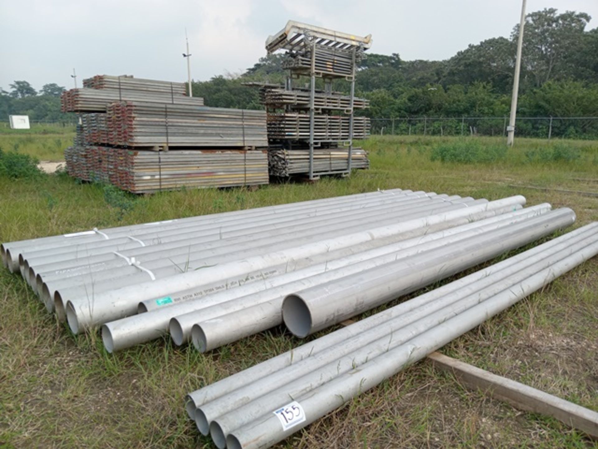 LOT OF T-316 STAINLESS STEEL PIPE - Image 3 of 7