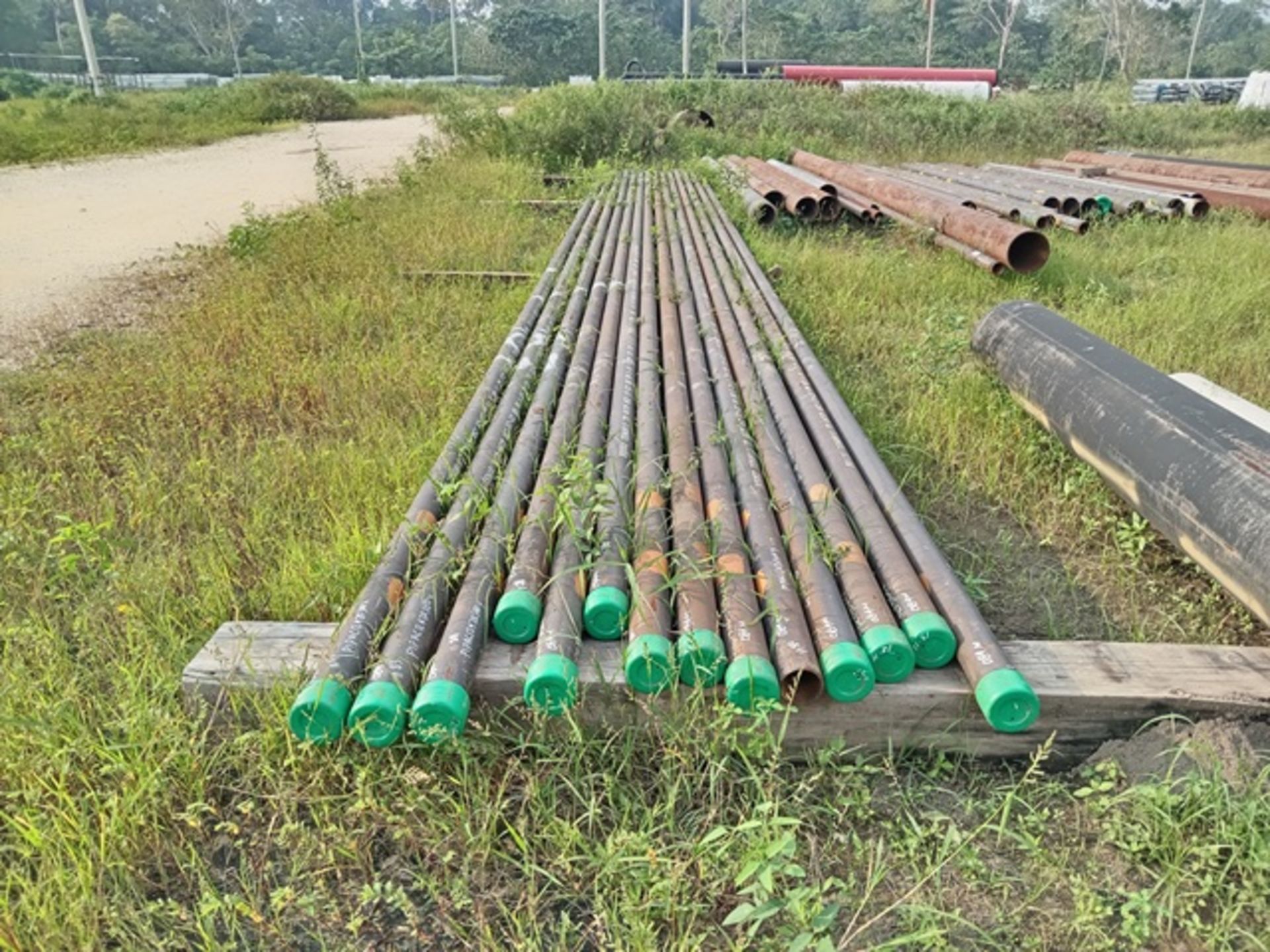 LOT OF (69) METERS OF CARBON STEEL PIPE PUTTING - Image 6 of 9