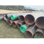 LOT OF APPROXIMATELY (34) METERS OF CARBON STEEL PIPE