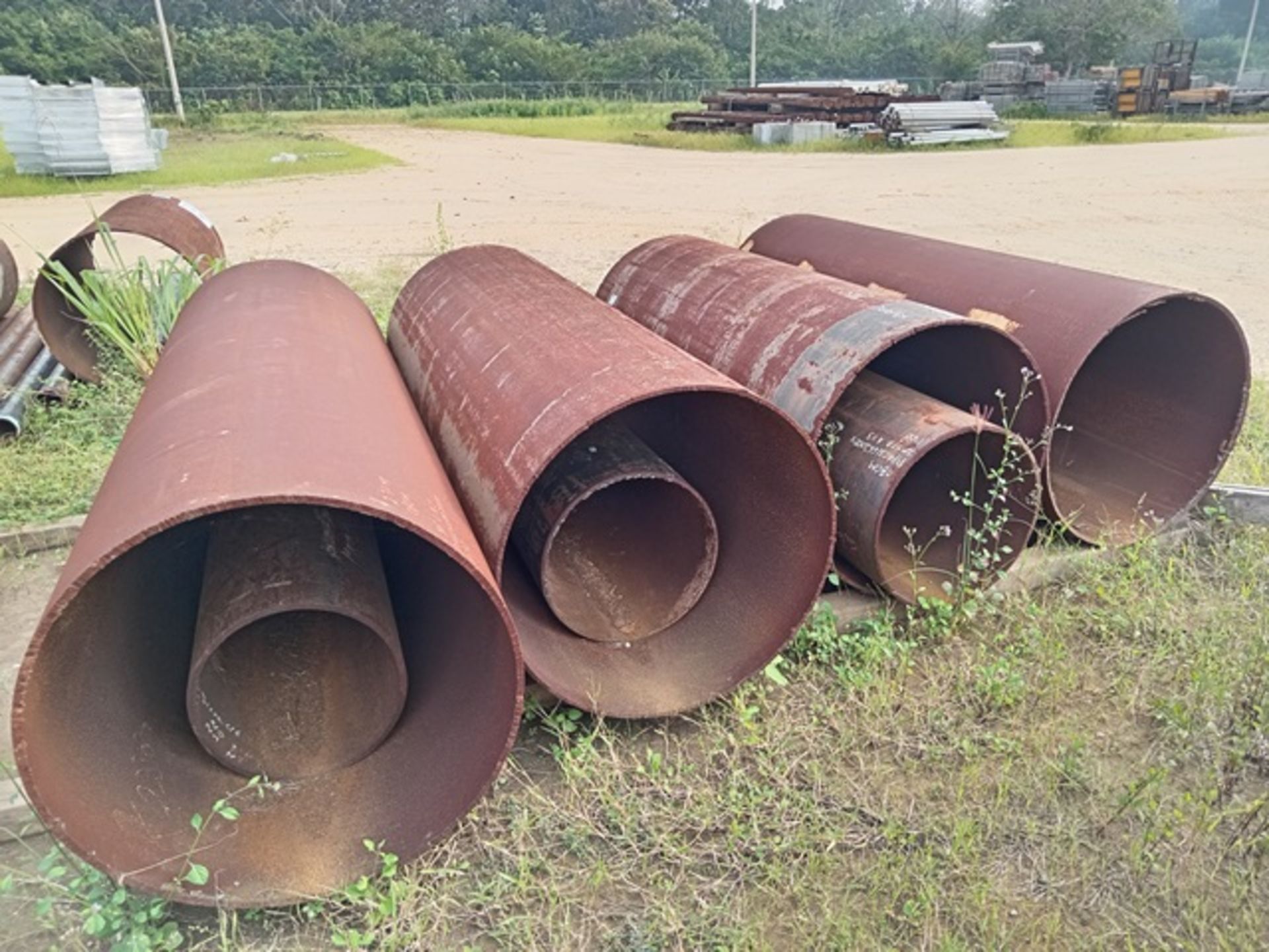 LOT OF APPROXIMATELY (55) METERS OF CARBON STEEL PIPE PIECES - Image 10 of 22