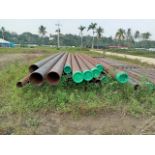 LOT OF APPROXIMATELY (21) METERS OF CARBON STEEL PIPE S-STD BE A53 12"