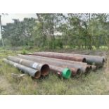 LOT OF APPROXIMATELY 109 METERS OF CARBON STEEL PIPE