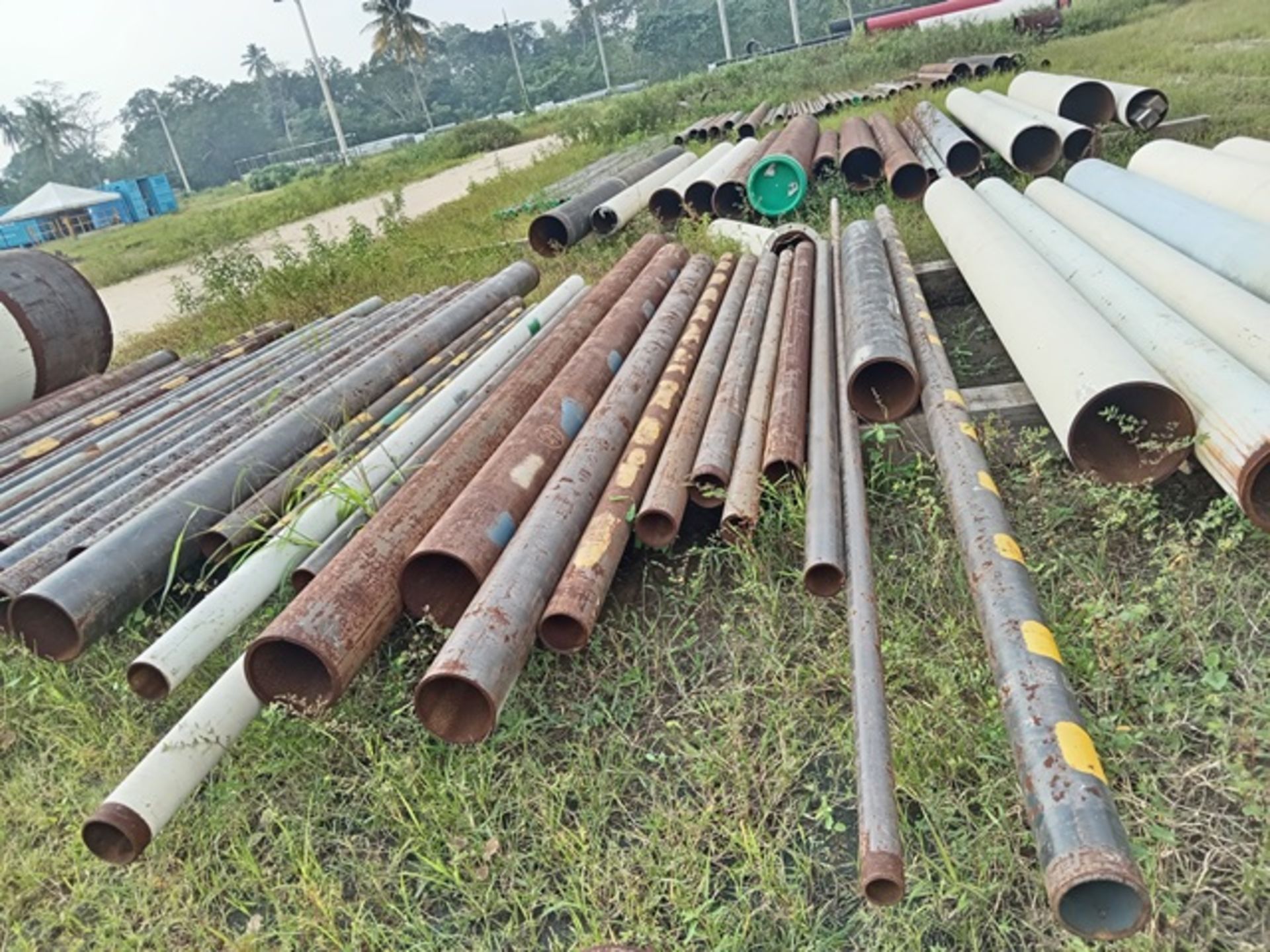 LOT OF APPROXIMATELY (55) METERS OF CARBON STEEL PIPE PIECES - Image 20 of 22