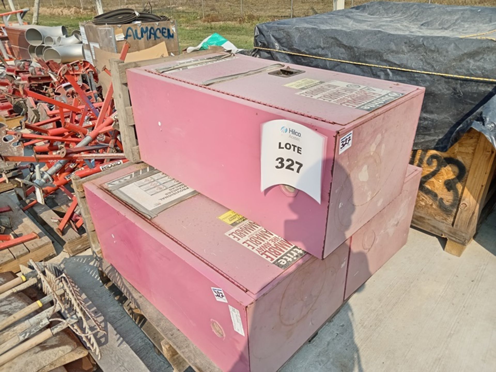 LOT OF (3) SECURITY CABINETS - Image 2 of 4