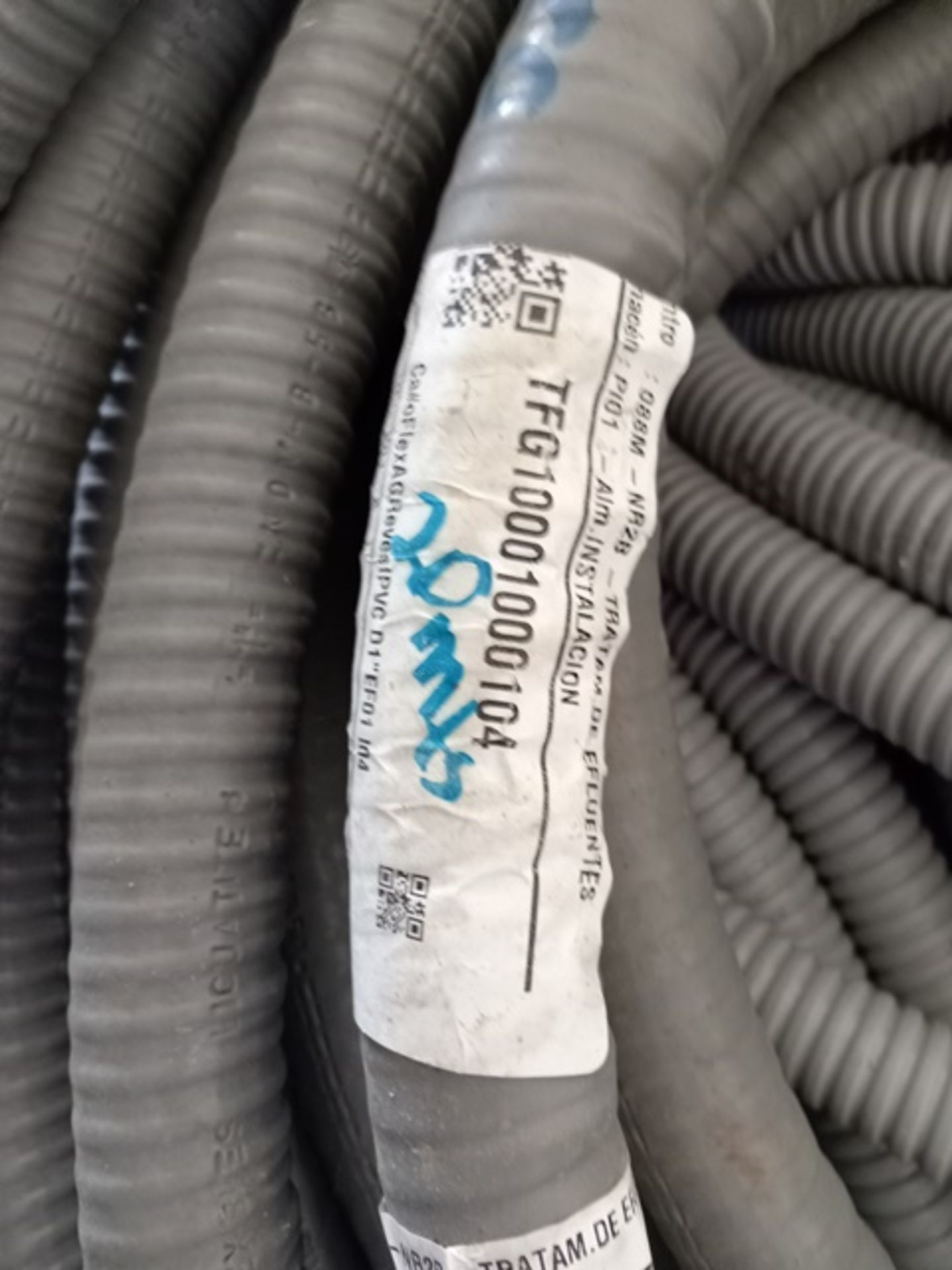 LOT OF (533) PIECES OF VARIOUS MATERIALS AND (154) MTS OF FLEXIBLE TUBE - Image 11 of 20