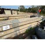 LOT OF (76) CONCRETE POSTS