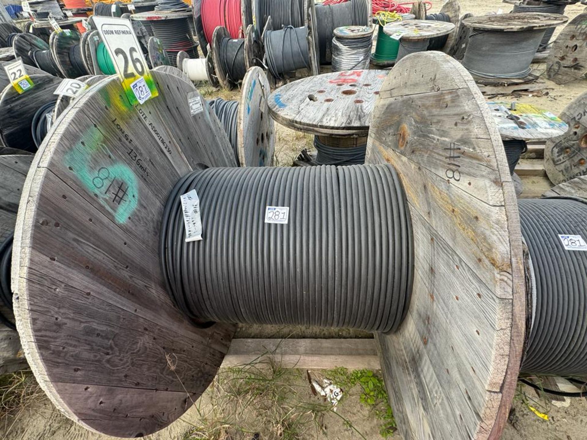 LOT OF APPROXIMATELY (1,338) METERS OF MULTICODUCTOR CABLE