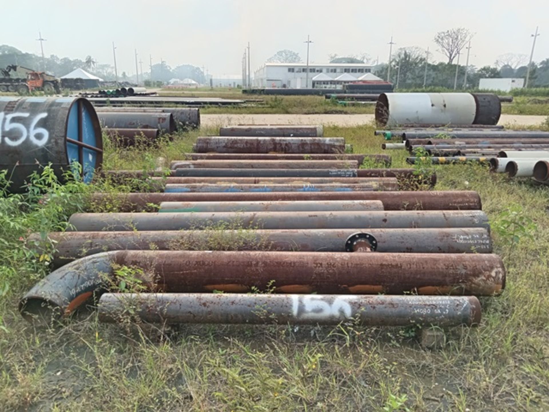 LOT OF APPROXIMATELY (55) METERS OF CARBON STEEL PIPE PIECES - Image 14 of 22