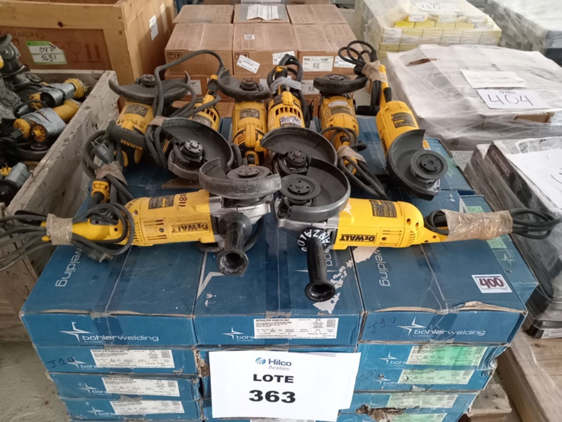 LOT OF (15) ANGLE GRINDERS